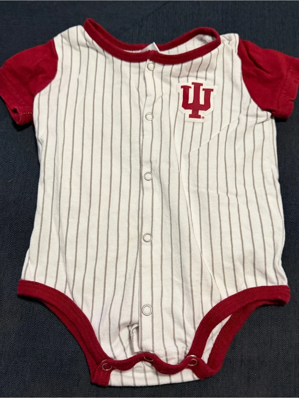 Colosseum Indiana University IU Hoosiers Infant Baseball Bodysuit Size 3-6 Month